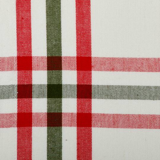 DII® 72" Jolly Tree Collection Nutcracker Plaid Table Runner